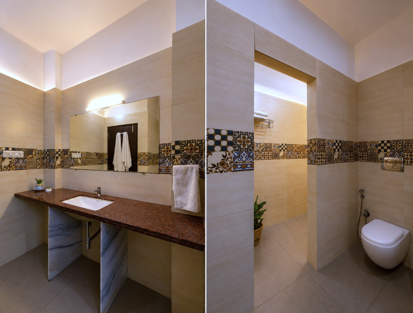 Bathroom, Chandra Vilas Heritage stay, Udaipur