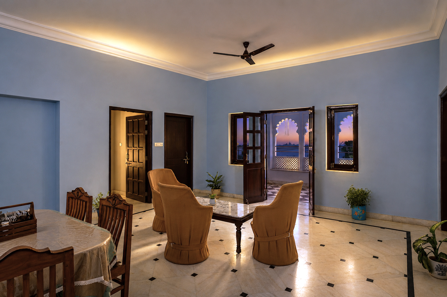 Public Area 2, Chandra Vilas Heritage stay, Udaipur