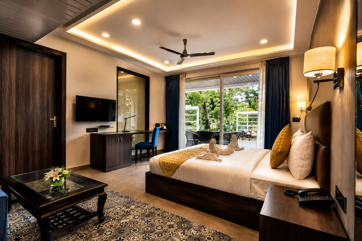 Bedroom 3, Ramatan Resorts, North Goa