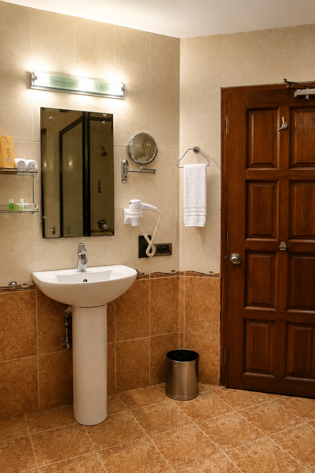 Bathroom 5, Chariot Beach Resort, Kancheepuram