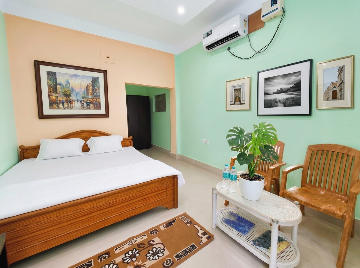 Bedroom 2, Goroomgo Somnath Rest House Puri - Near Sea Beach, Puri