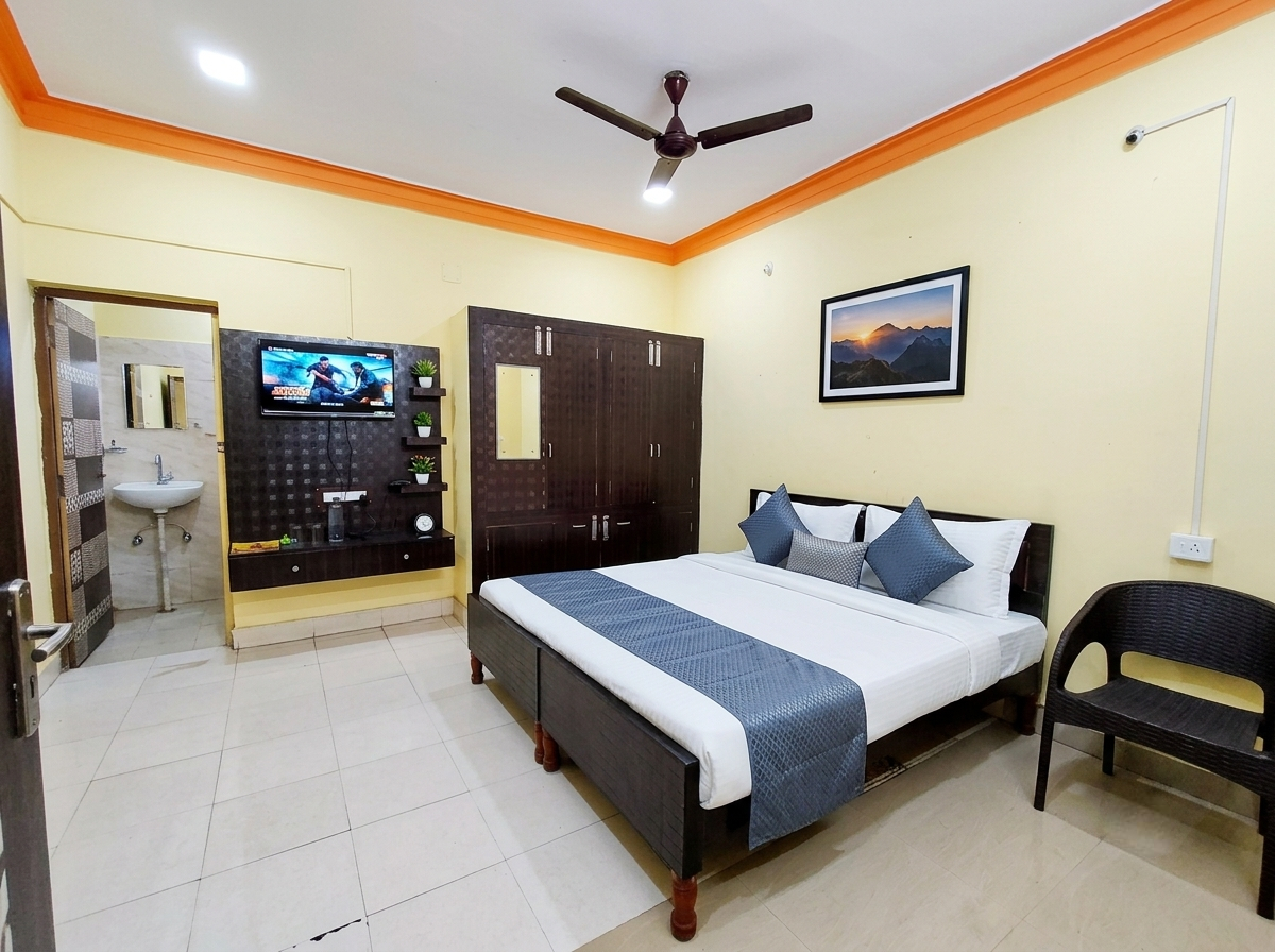 Bedroom 2, Goroomgo Moon CT Road Near Blue Flag Sea Beach Puri, Puri