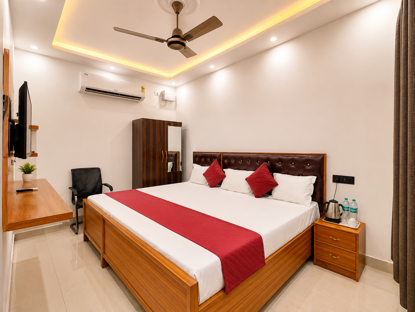 Bedroom 5, Goroomgo Mateshwari Palace Near Ram Mandir Ayodhya, Faizabad