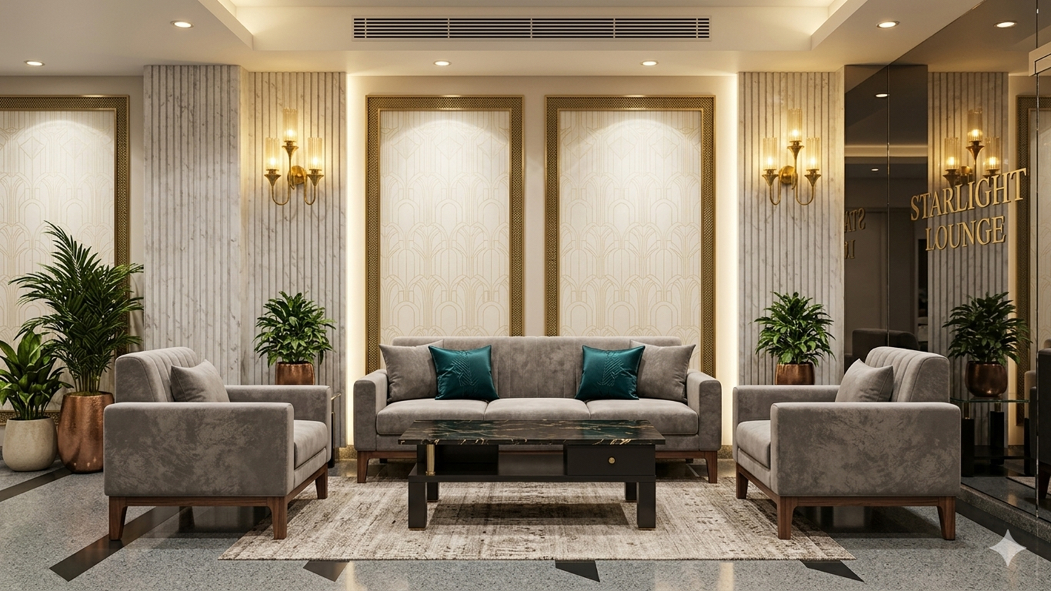Public Area 2, Hotel Raj Mahal Inn 2 Min Walk From New Delhi Railway Station, Delhi