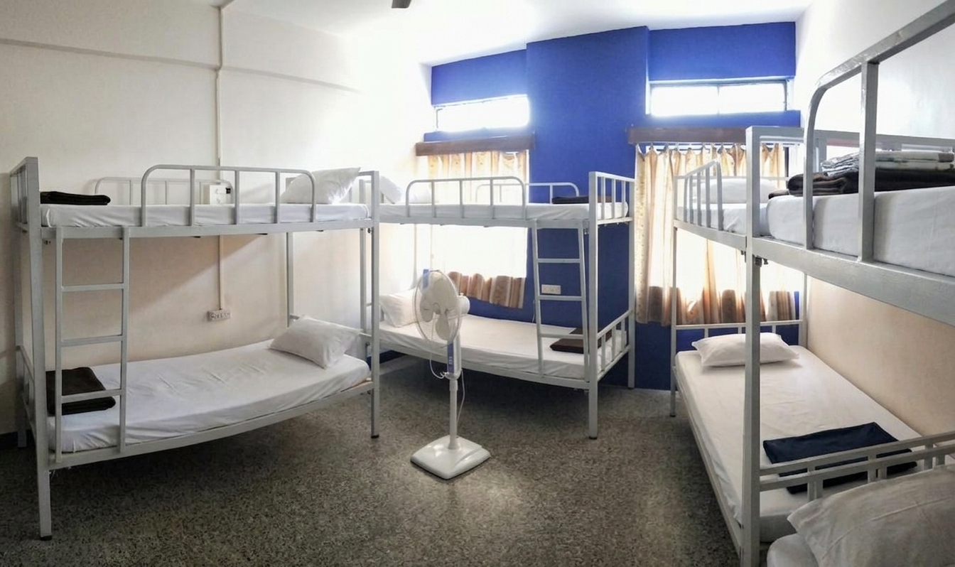 Bedroom, monkey mind hostel, South Goa