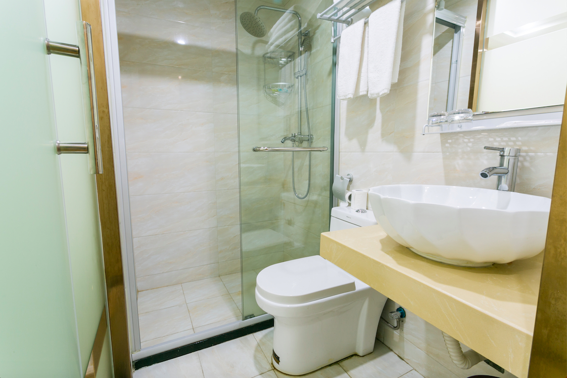 Bathroom 3, Junxin Hotel, Shanghai