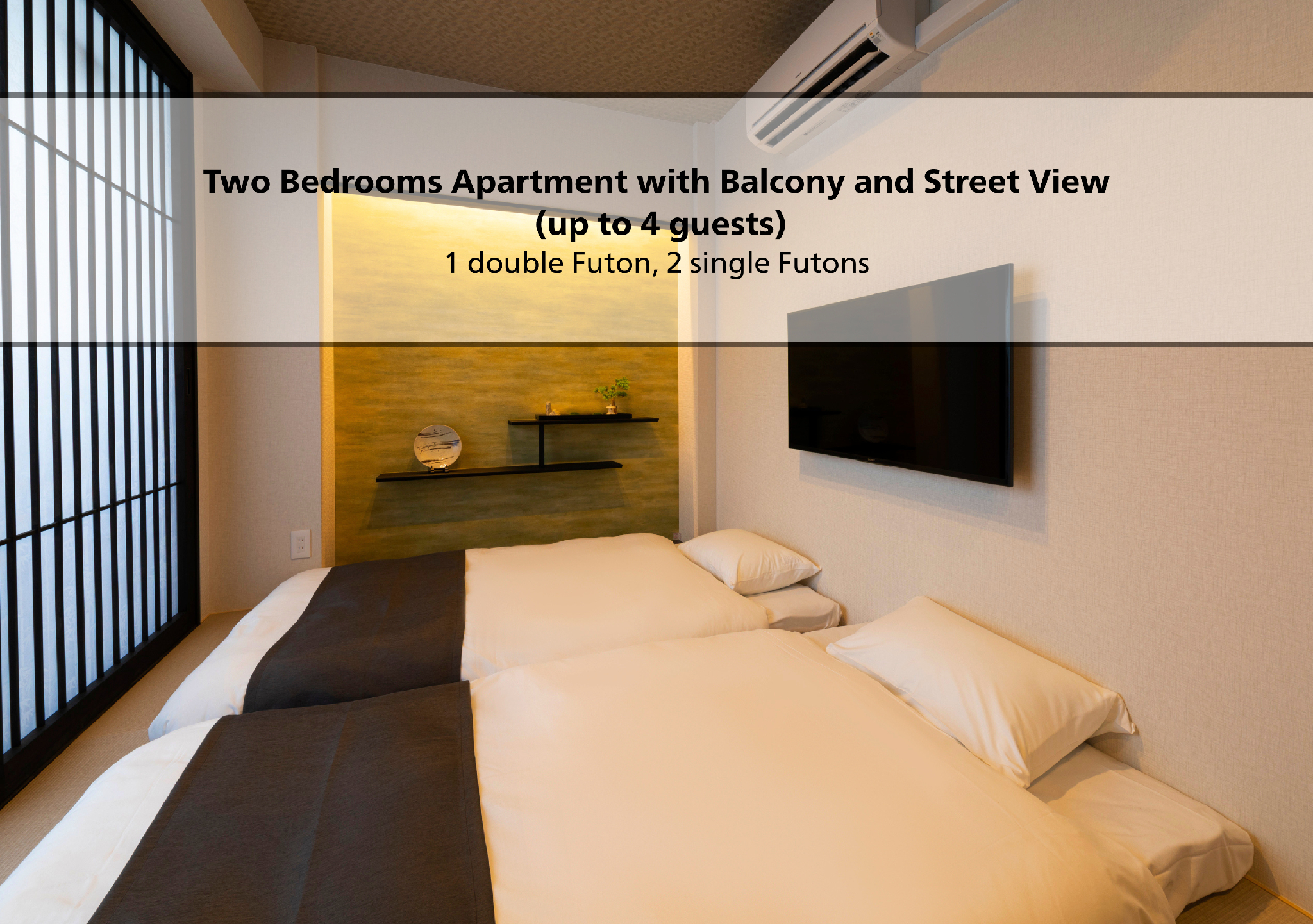 Bedroom 2, Shirakabanoyado EBISU Self Check-in Only, Osaka