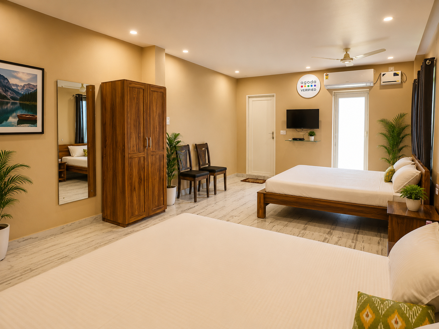 Bedroom 2, Goroomgo Aavaas Near Sea Bech Puri, Puri