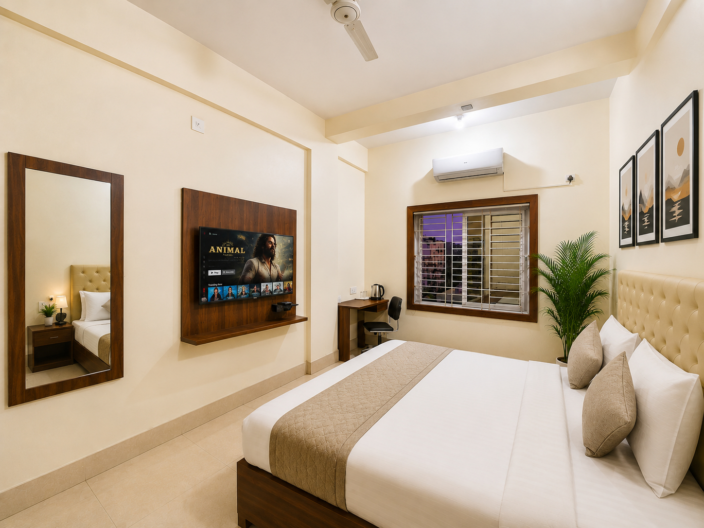 Bedroom 2, Goroomgo Hotel Triple Tree - Near Railway Station & Airport, Khordha