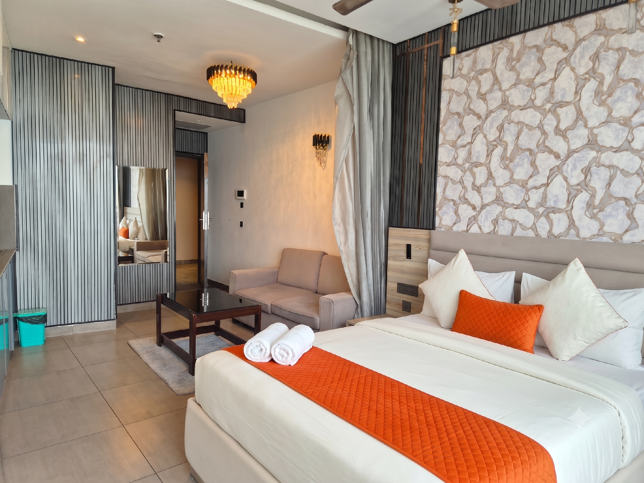 Bedroom 2, OnlyStay Villa Vista Supernova, Gautam Buddha Nagar