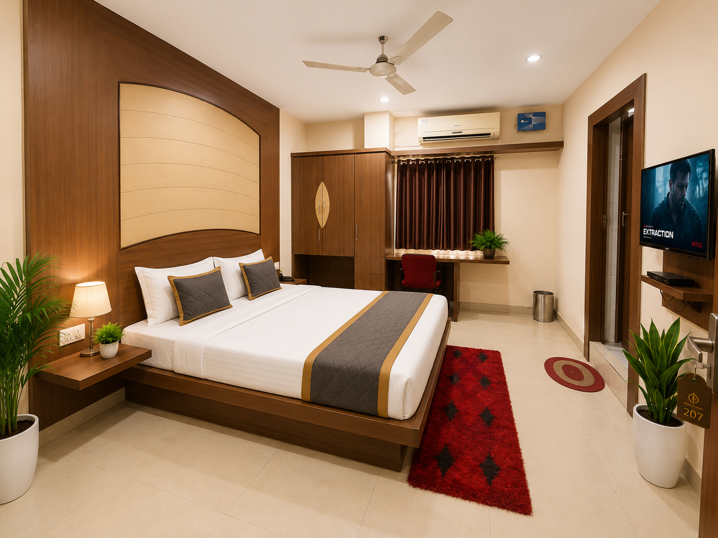 Bedroom 2, Goroomgo Hotel Park Resort Bhubaneswar - Walking Distance From Railway Station, Khordha