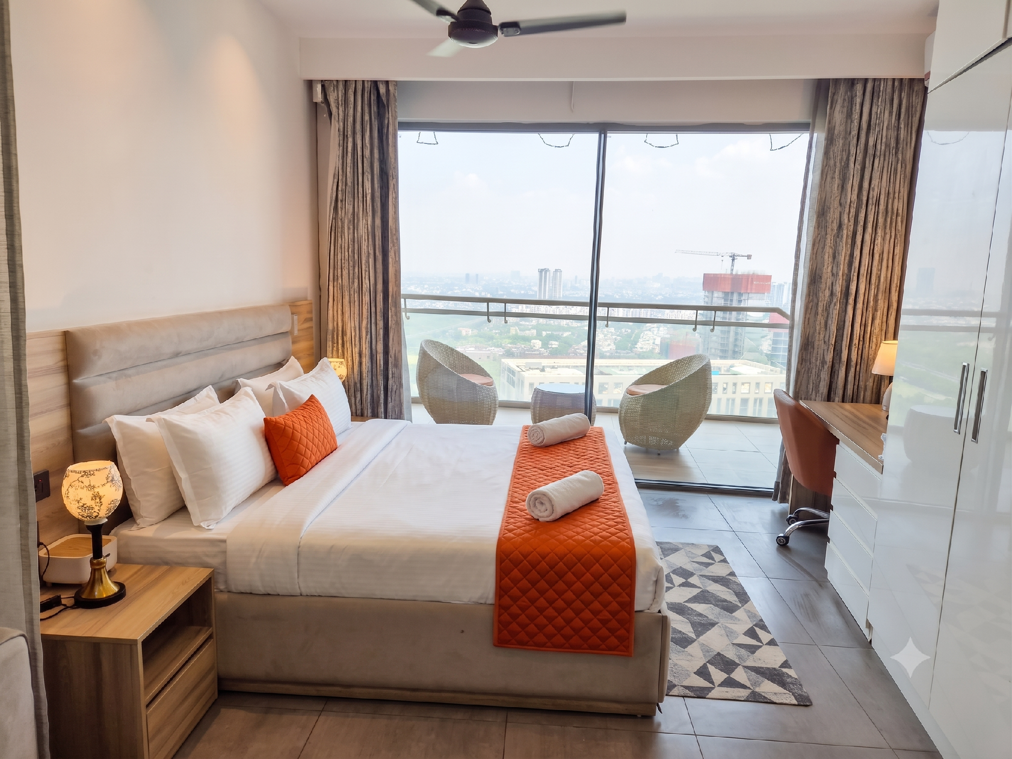 Bedroom 3, OnlyStay Villa Vista Supernova, Gautam Buddha Nagar