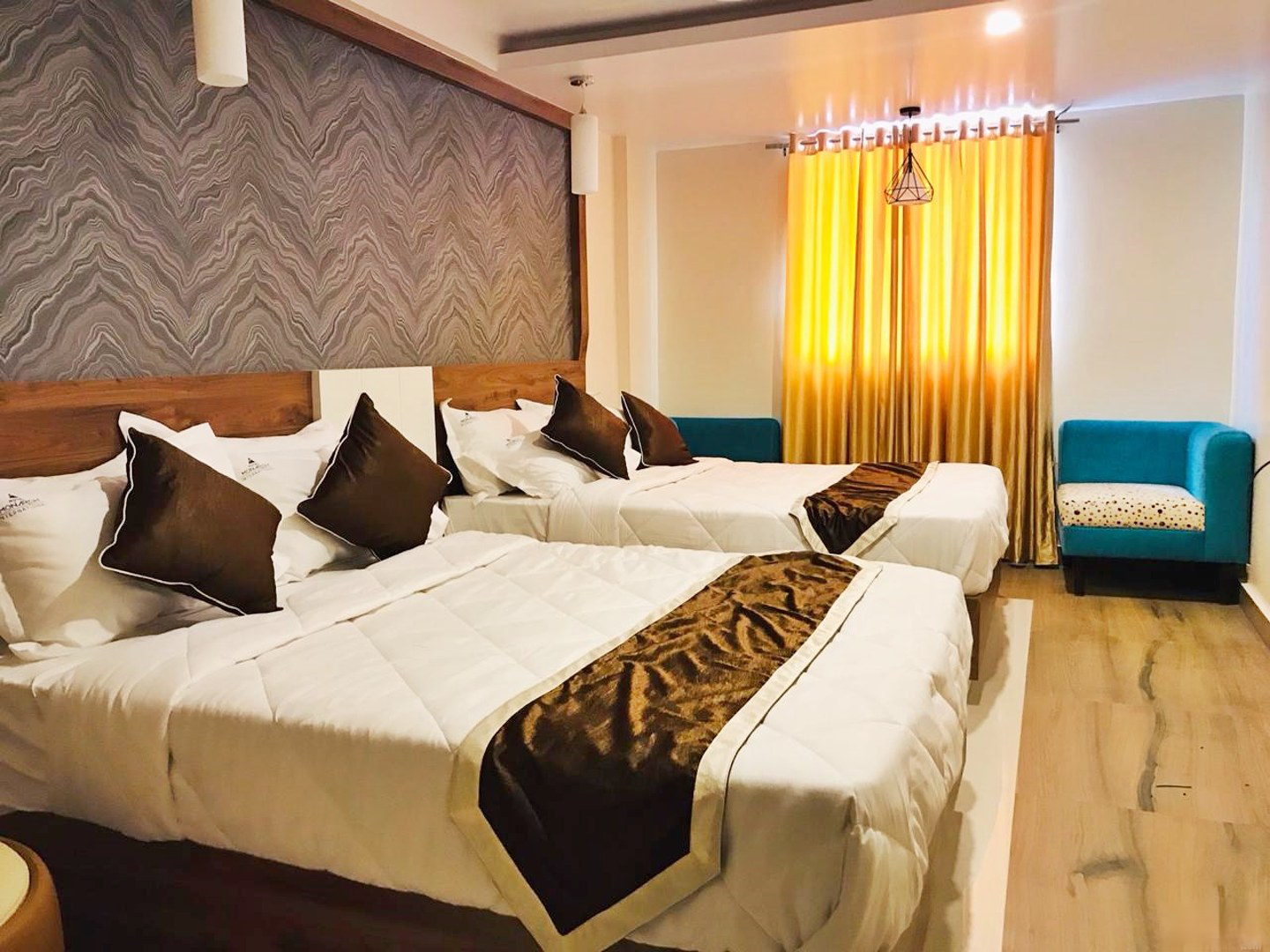 Bedroom 2, ホテル モナーク インターナショナル, Bangalore