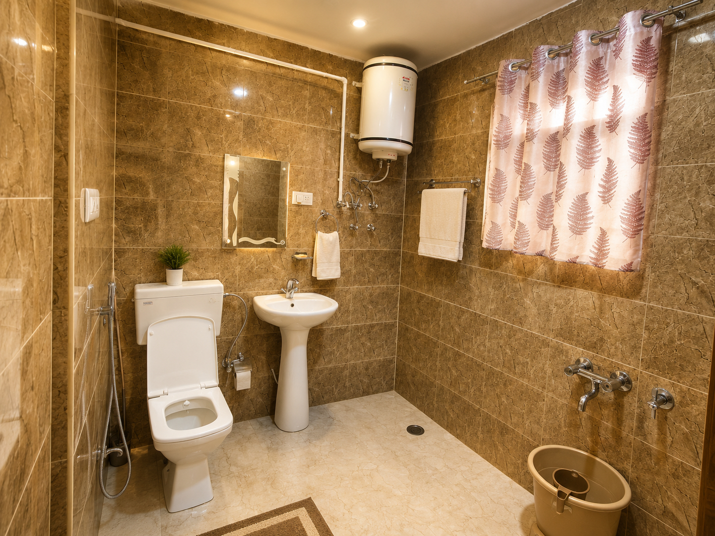 Bathroom 3, Gulmarg Gulsitara Resorts, Baramulla