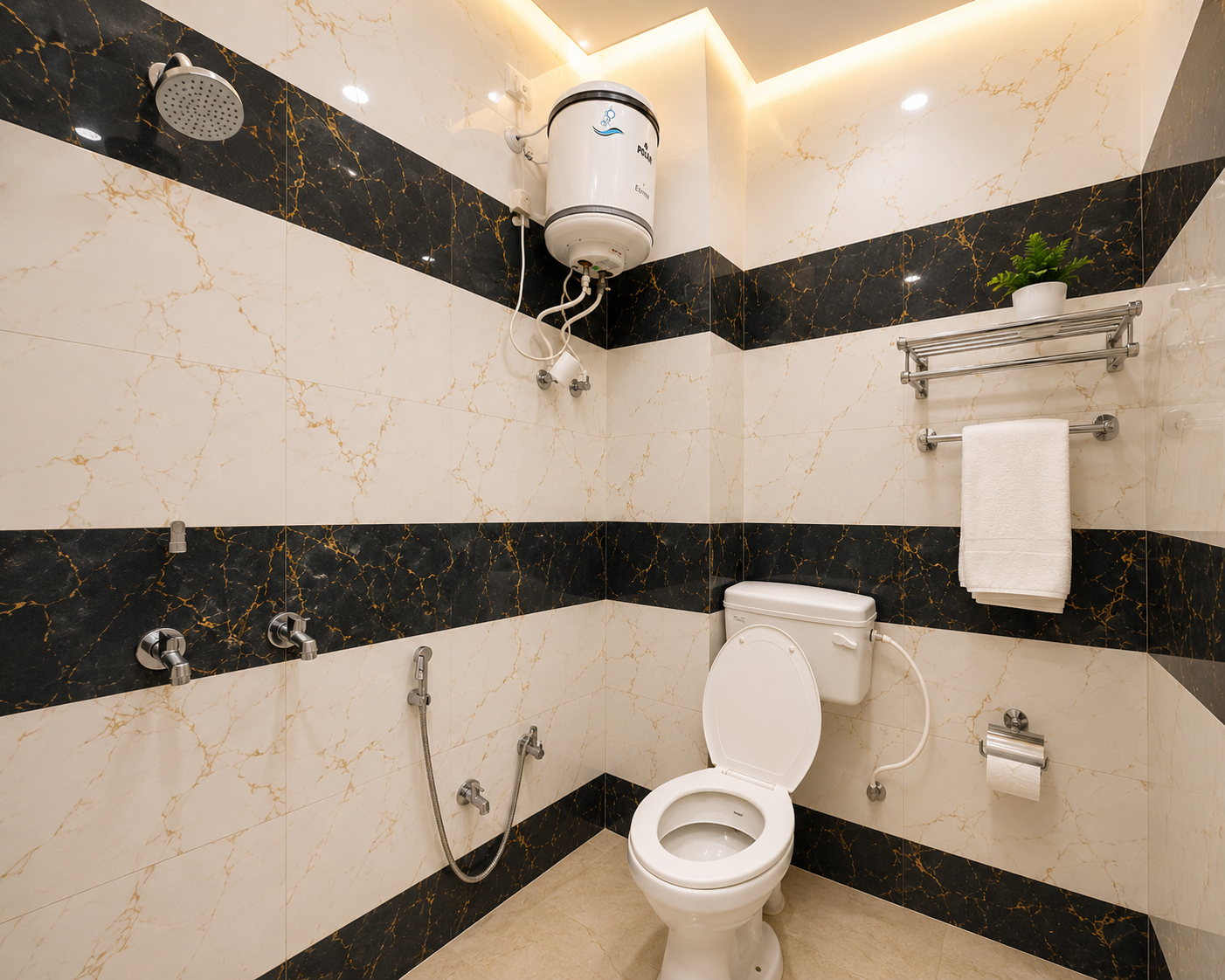 Bathroom, Goroomgo Ashoka Aashram Homestay Ayodhya, Faizabad