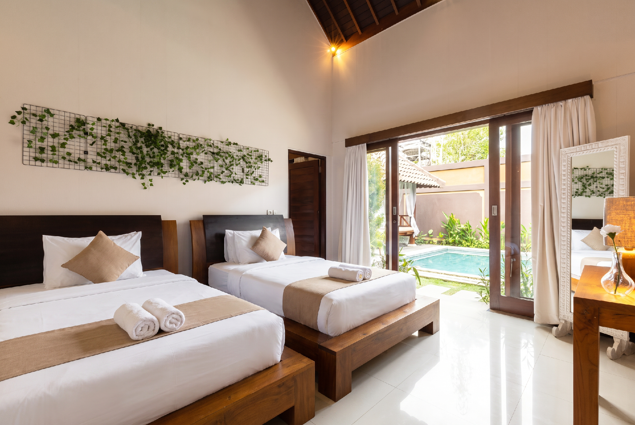 Bedroom 2, Villa Lapiz Lazuli 3 | Seminyak Kuta | Luxury 3BR Private Pool Villa, Badung
