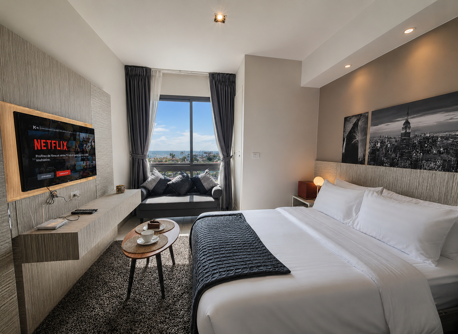 Bedroom 2, Unixx South Pattaya - Modern Sea View Apartment, Pattaya