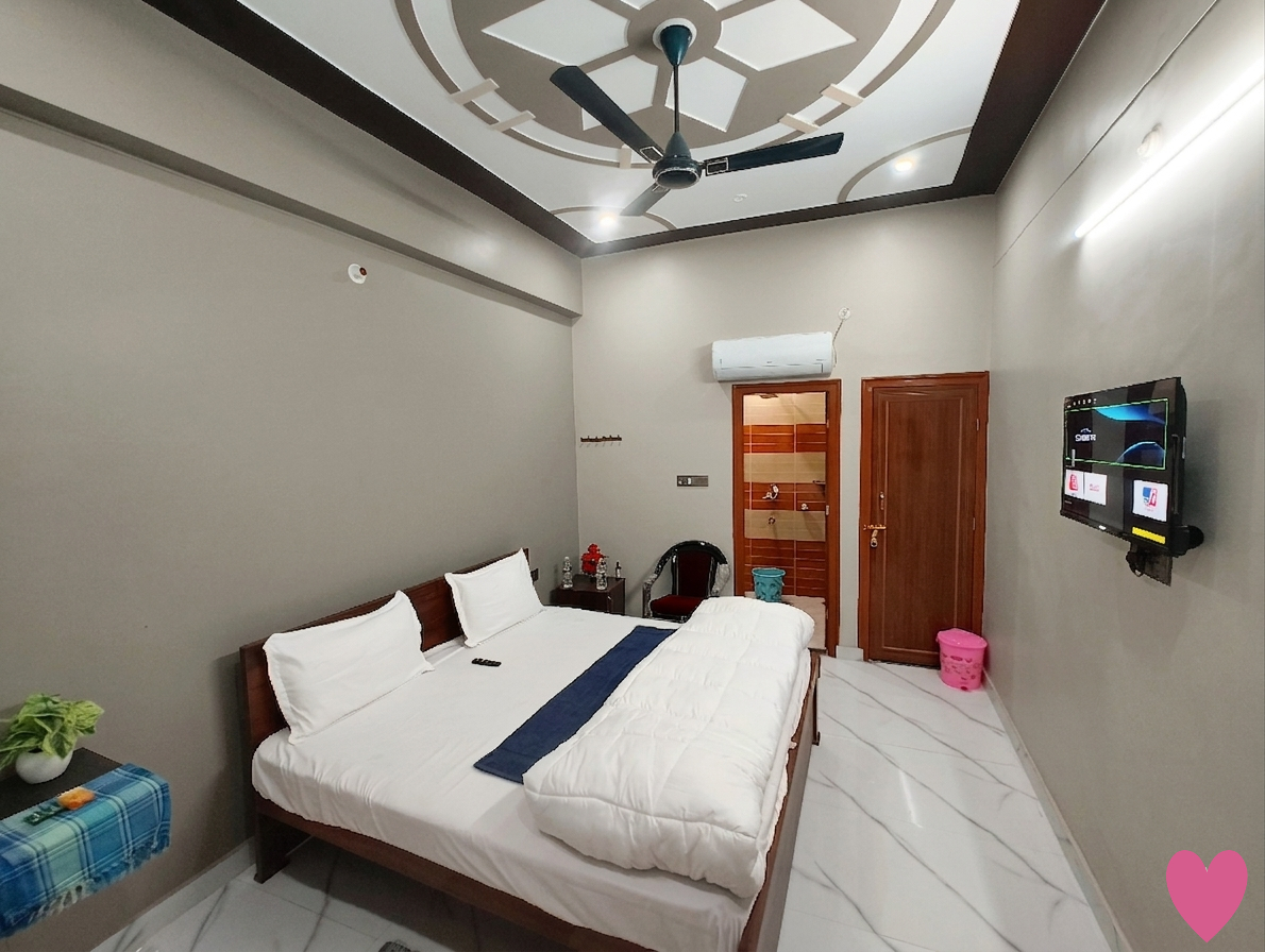 Bedroom 3, Prabha Guest House Near Ram Mandir Ayodhya, Faizabad