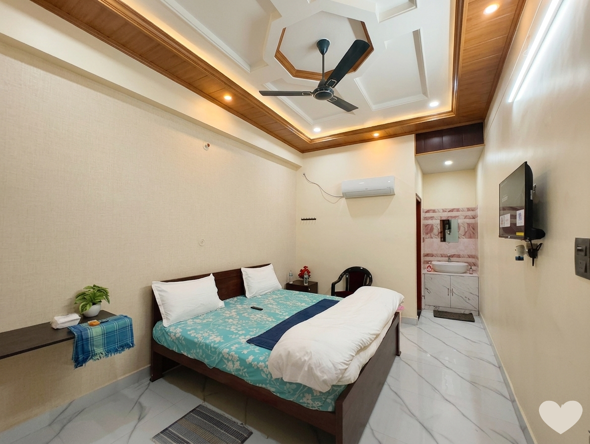 Bedroom 2, Prabha Guest House Near Ram Mandir Ayodhya, Faizabad