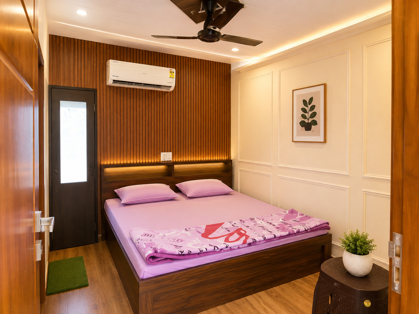 Bedroom 2, Goroomgo Ayodhya Vatika Homestay Ayodhya, Faizabad