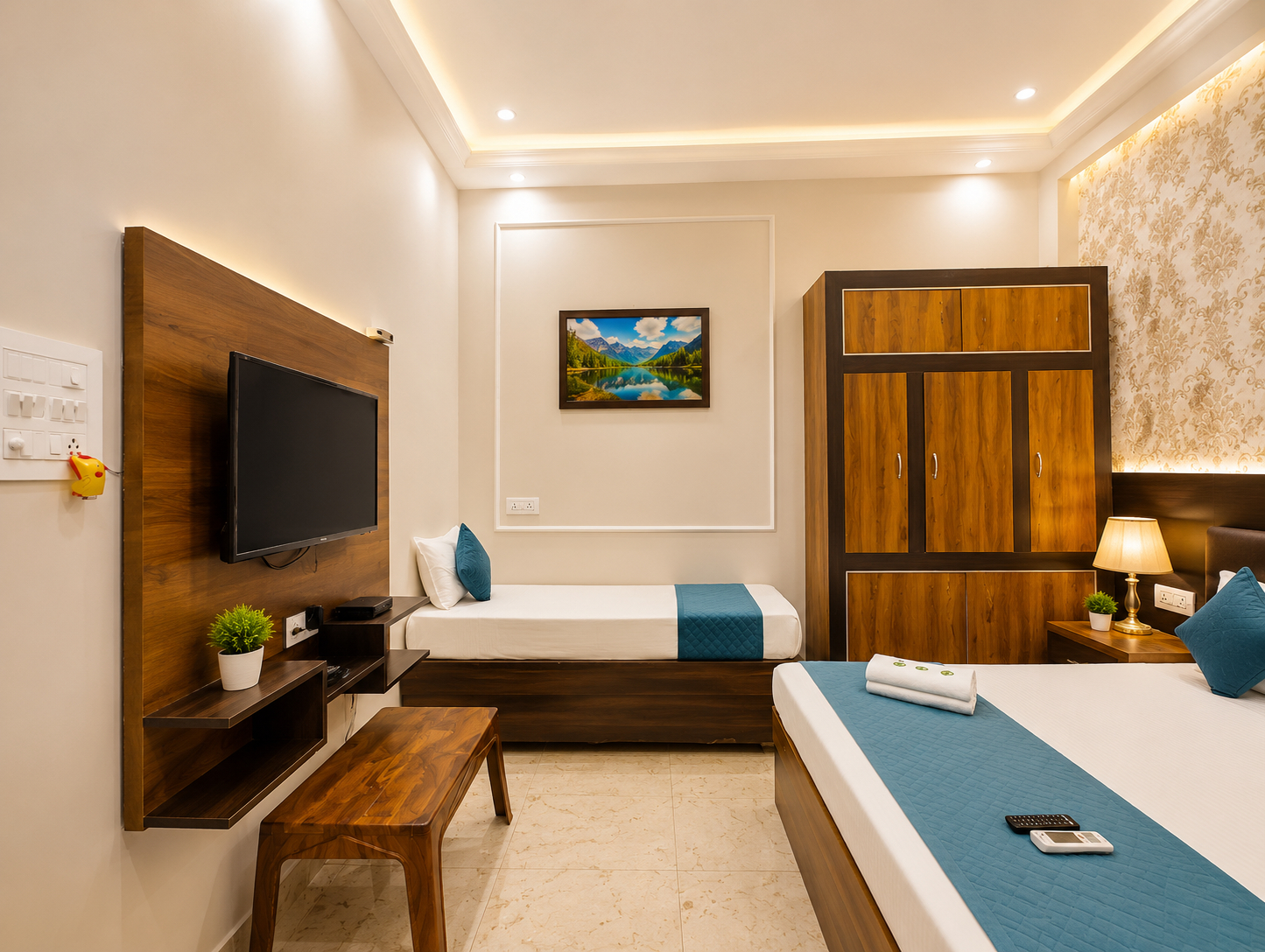 Bedroom 2, The Nirmala Palace Ayodhya - Near Ram Mandir , Faizabad