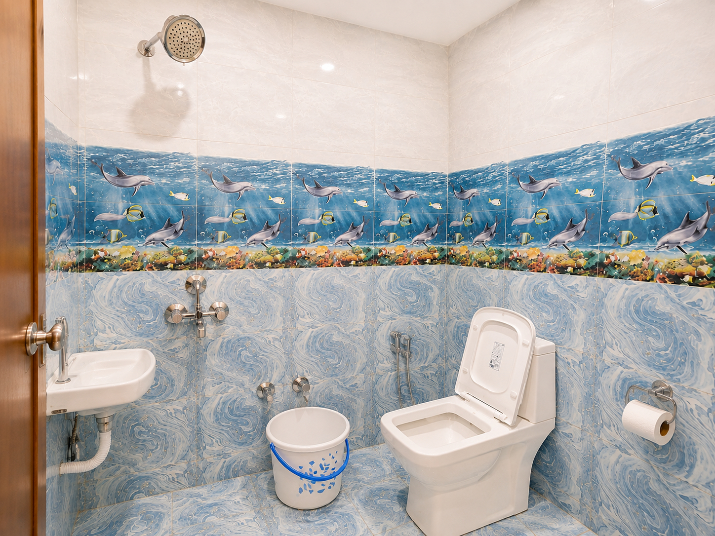 Bathroom, Goroomgo Ayodhya Vatika Homestay Ayodhya, Faizabad