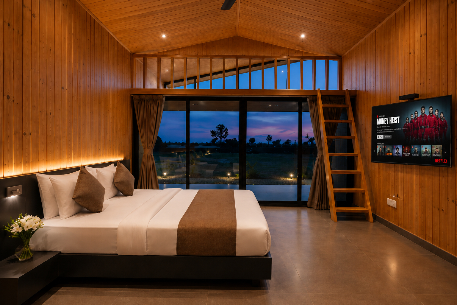 Bedroom 2, Shreephal Luxurury Lake Resort - Hadgad, Saputara, Nashik