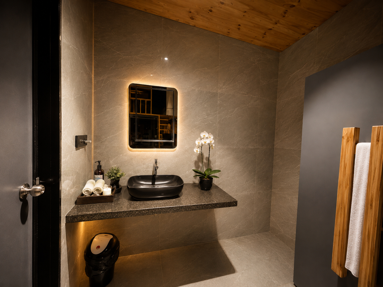 Bathroom, Shreephal Luxurury Lake Resort - Hadgad, Saputara, Nashik