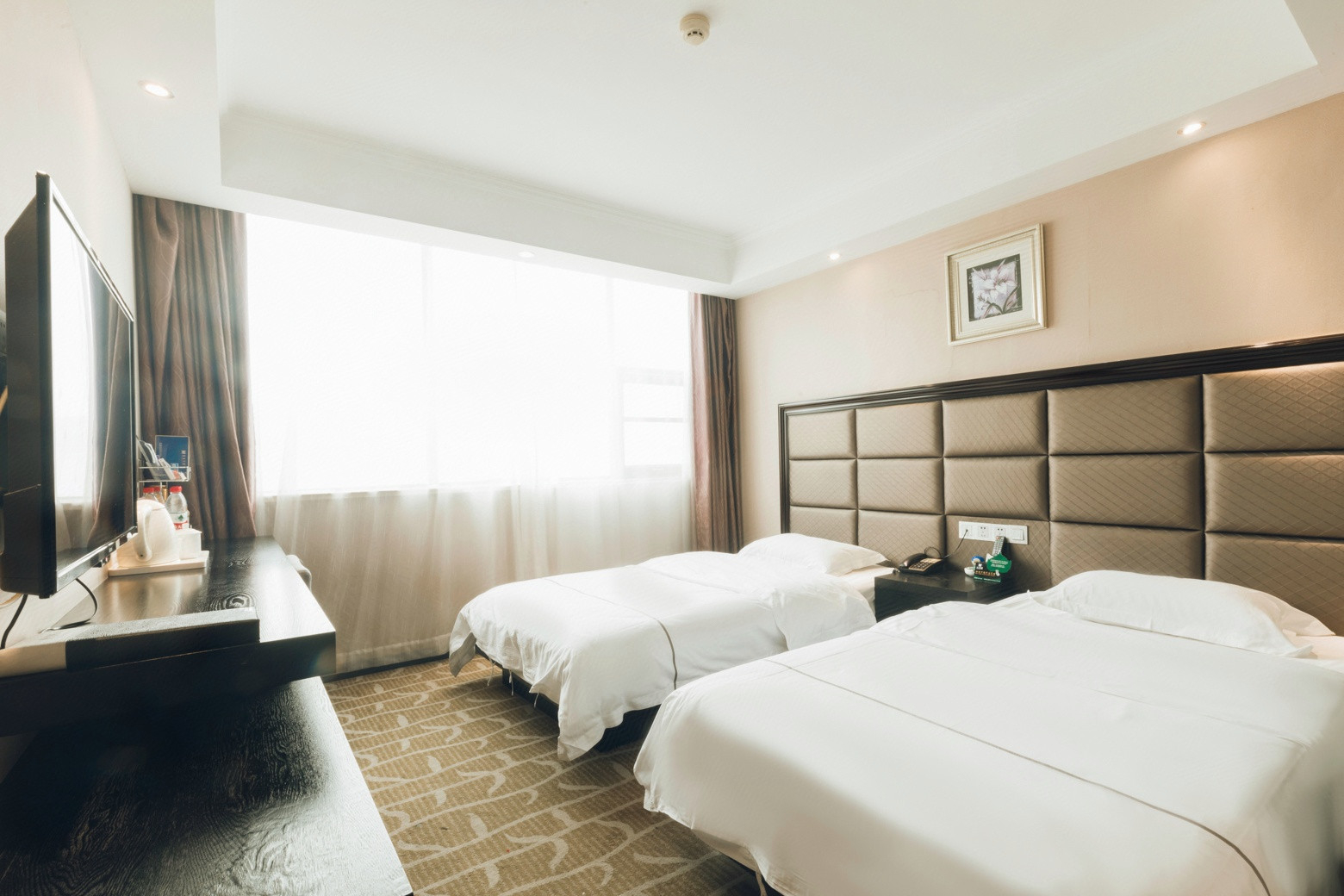 Bedroom 2, Borrman Hotel (Xinyang Shihe district government store), Xinyang