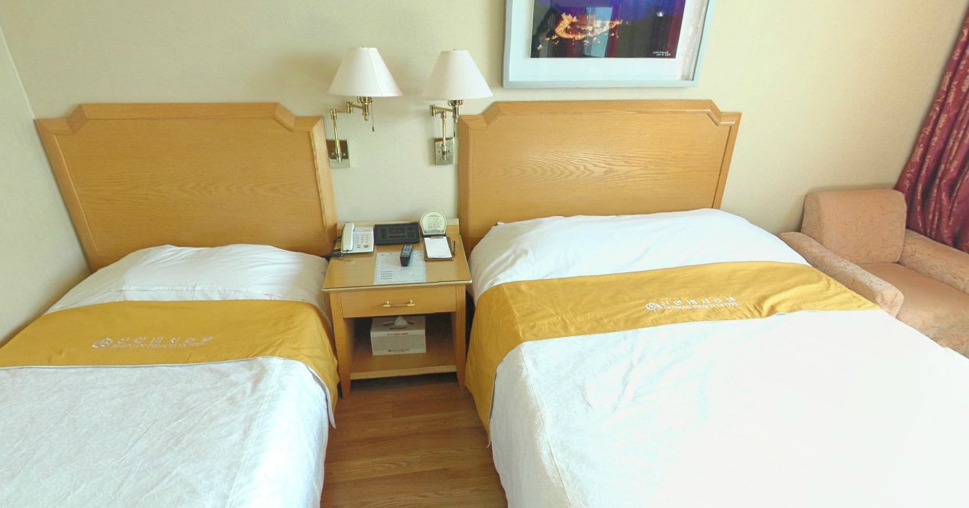 Bedroom 5, Mokpo Shinan Beach Hotel, Muan