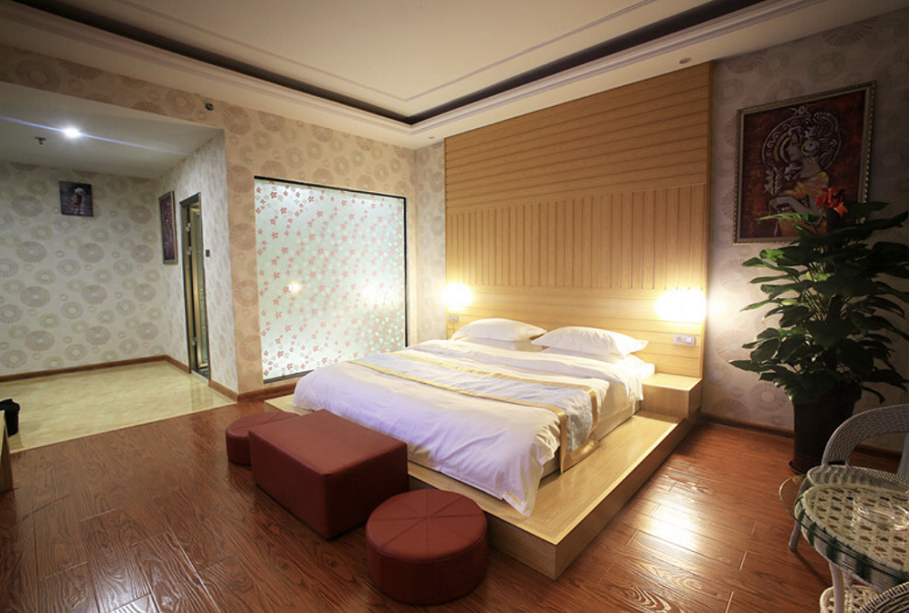 Bedroom 4, Hechi Jizhou convenient hotel, Hechi