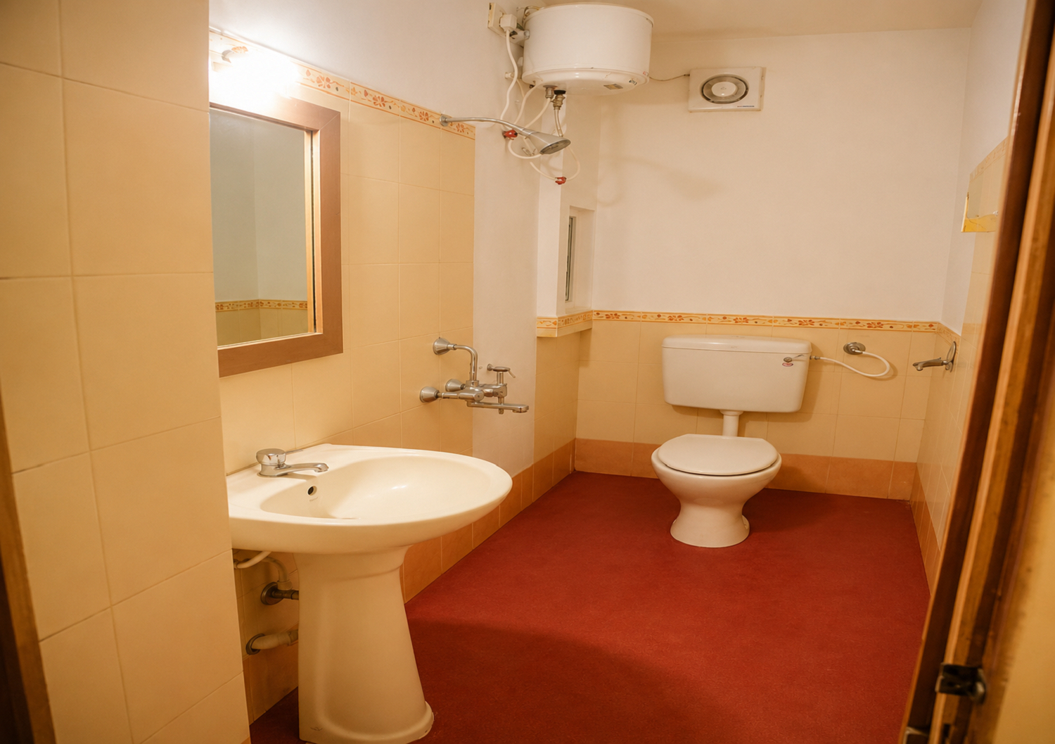 Bathroom 3, The French Villa Elite, Puducherry