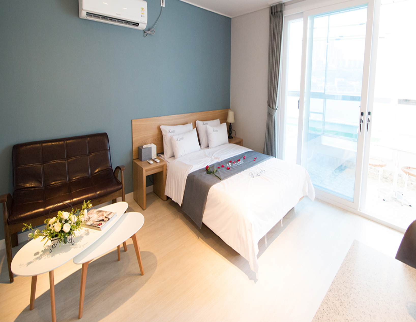 Bedroom, Yeosu Lium Spa Hostel, Yeosu