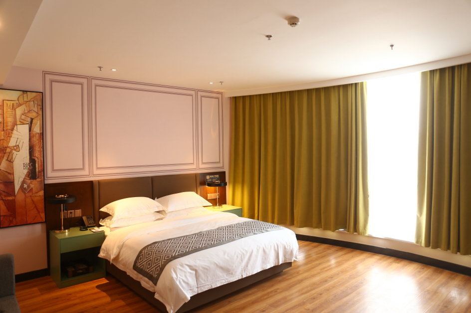 Bedroom 2, Gemei Hotel (Ganzhou Weiwu Plaza Jinqiao Building), Bozhou