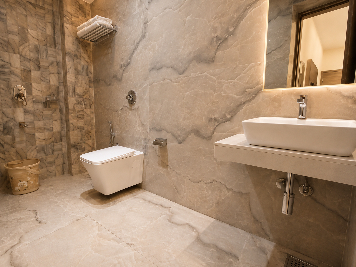 Bathroom 4, Hotel Beverly Palace Sanatacruz, Mumbai Suburban