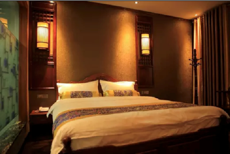 Bedroom 2, Jisu Inn, Luzhou