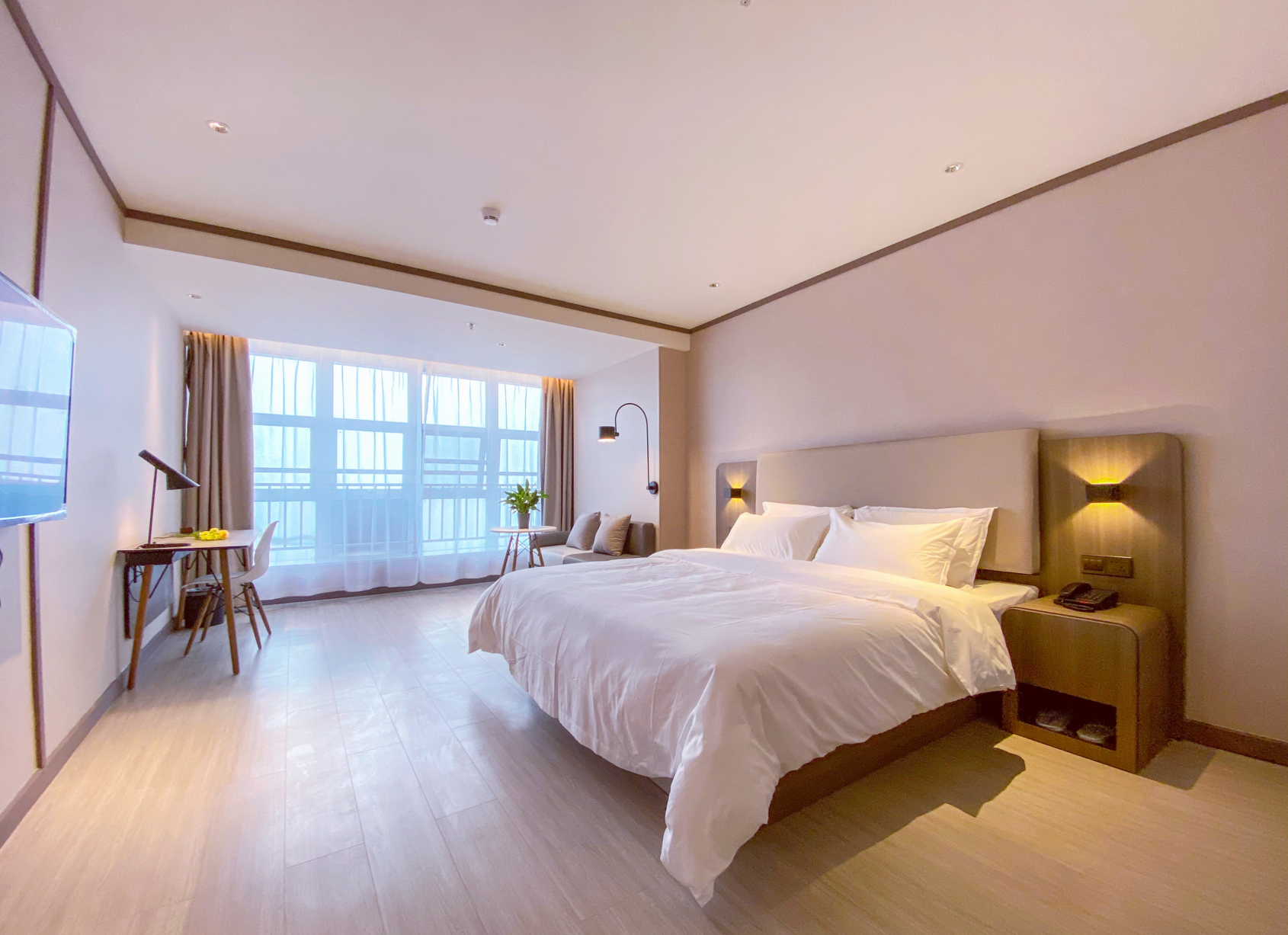 Bedroom, HanTing Hotel (Yibin Pingshan Mahu Park), Yibin