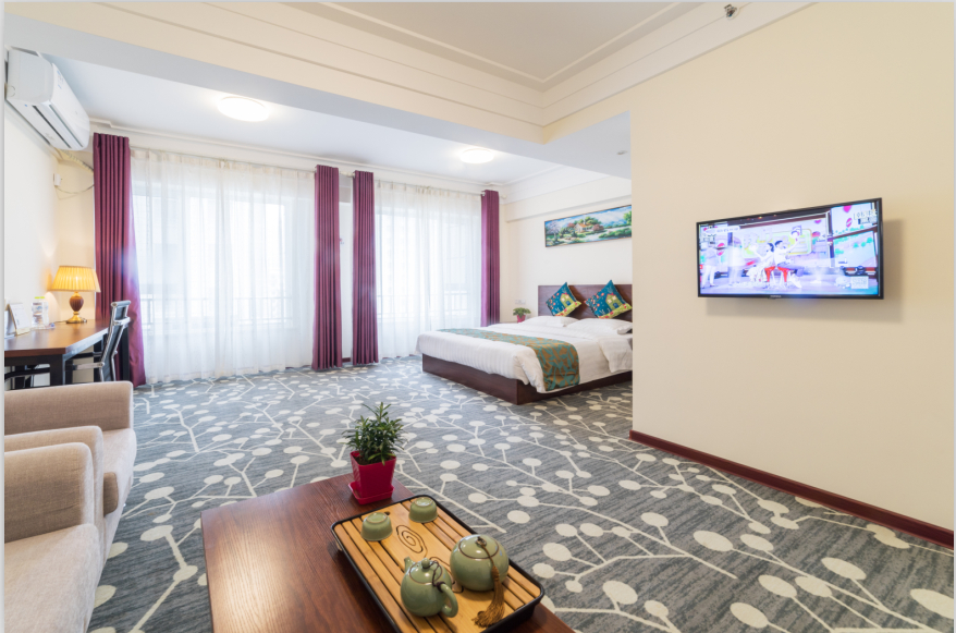 Bedroom, ROKEY APARTMEN HOTEL, Linyi