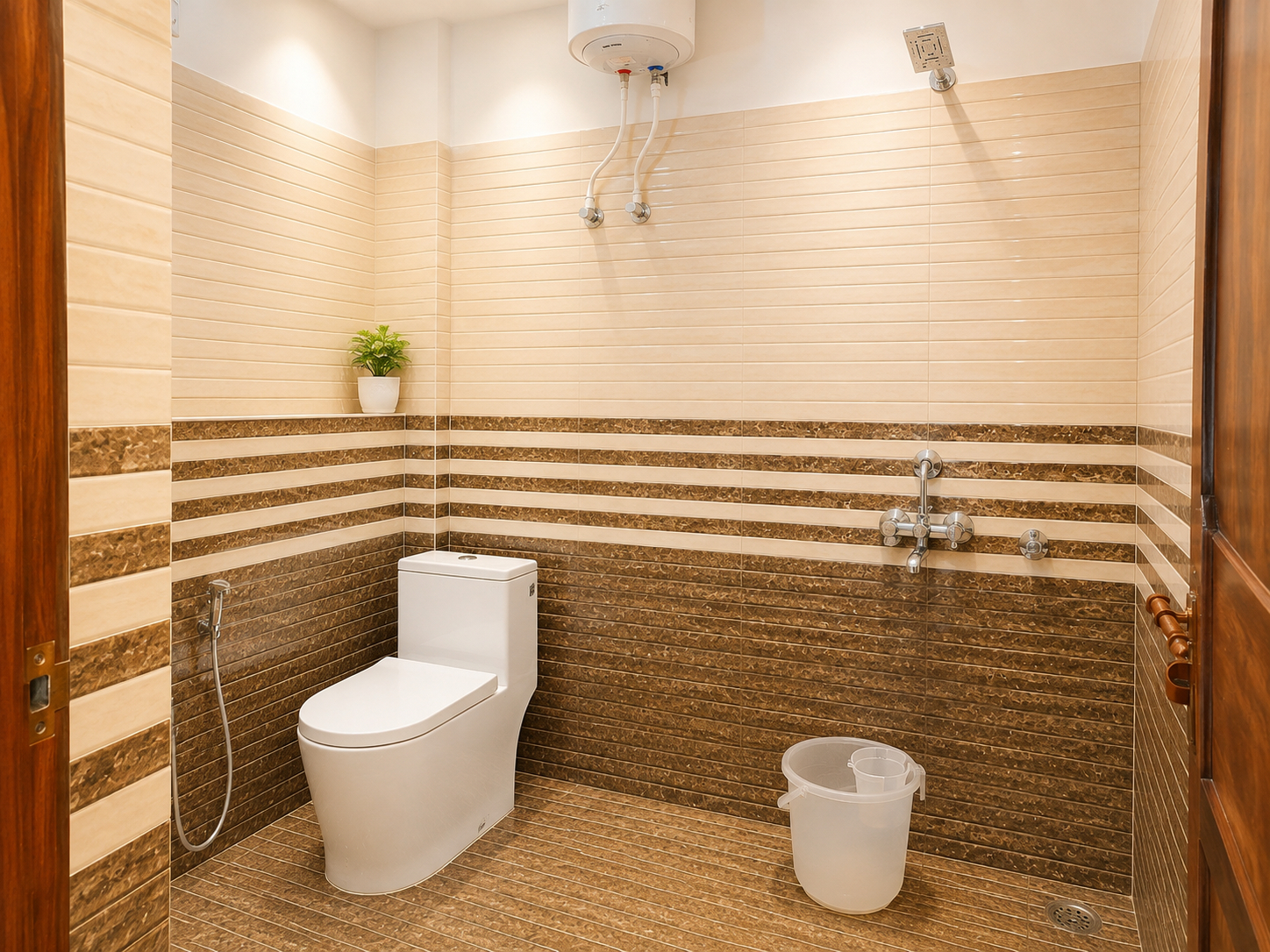 Bathroom, Goroomgo Aprana palace Near Ram Mandir Ayodhya, Faizabad