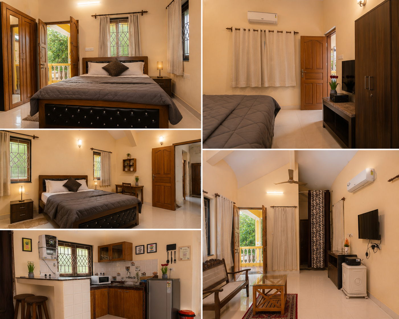 Bedroom 2, Great Bon Voyage Villa Anjuna Beach, North Goa