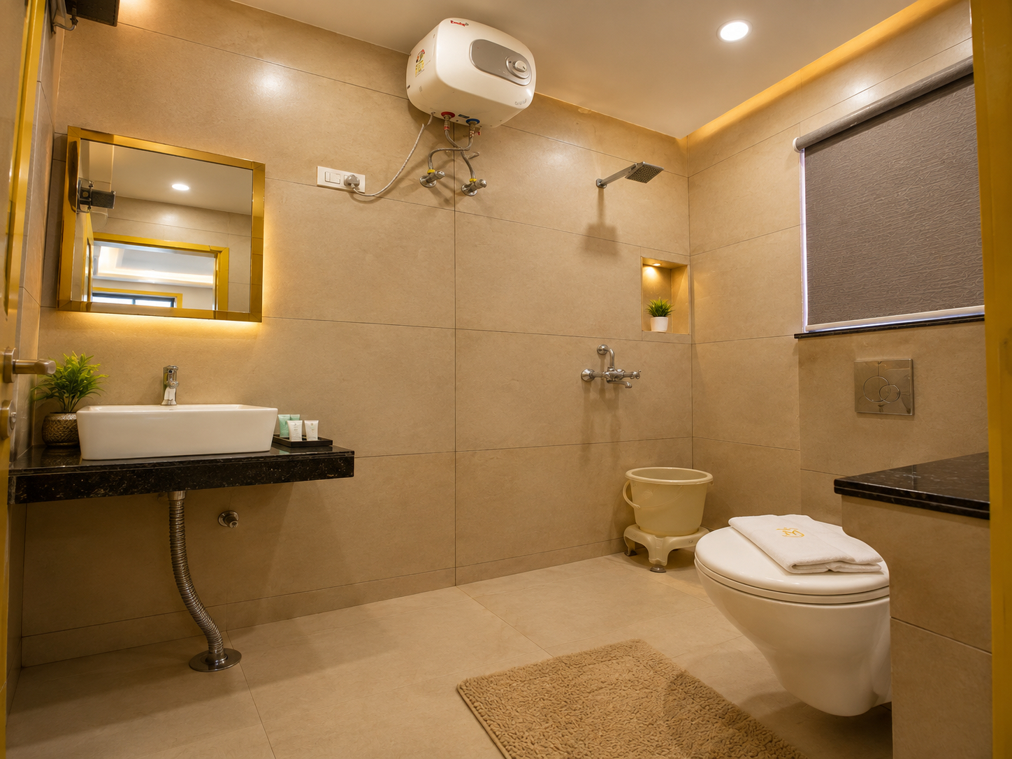 Bathroom 4, Hotel Natraj, Alwar