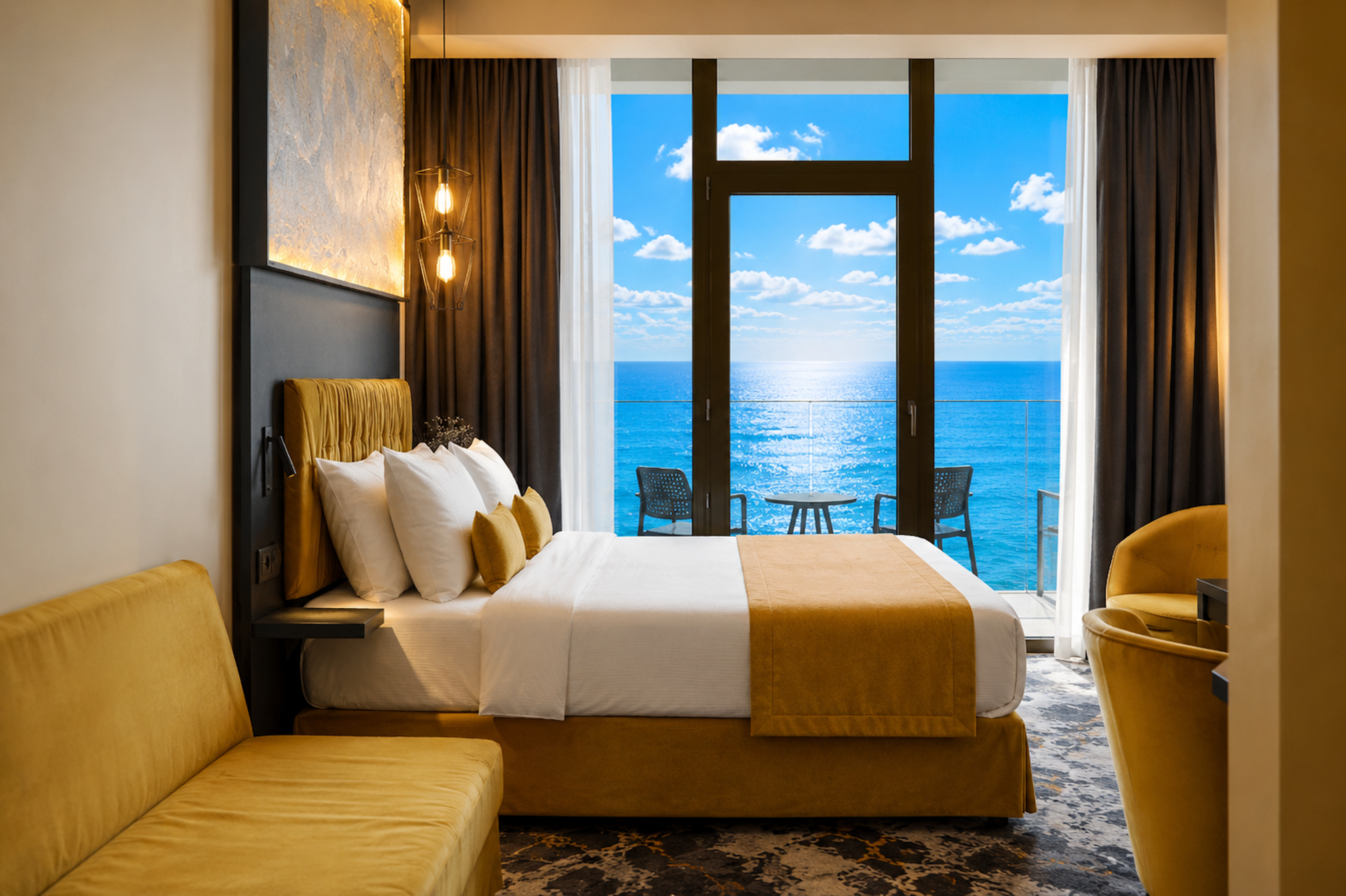 Bedroom 3, Miramare Magnetic Beach Hotel, Kobuleti