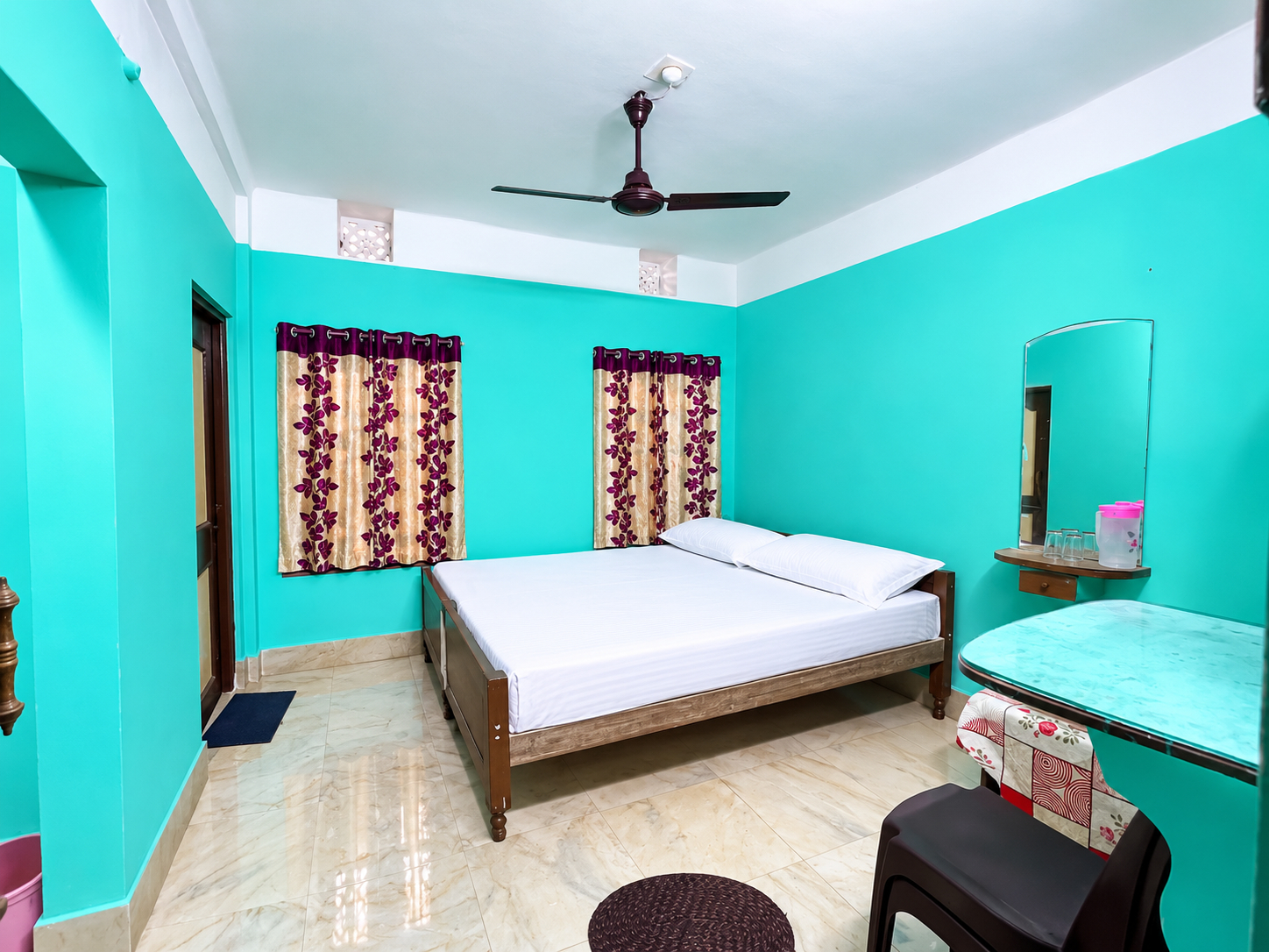 Bedroom 3, Radha Krishna Holiday Home, Puri ( NON-AC ), Puri