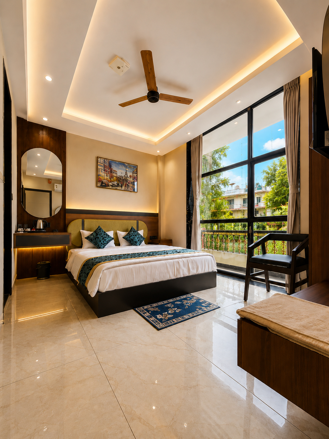 Bedroom 2, Hotel Shakuntla Palace 400 mts to Vishnupad Temple, Gaya