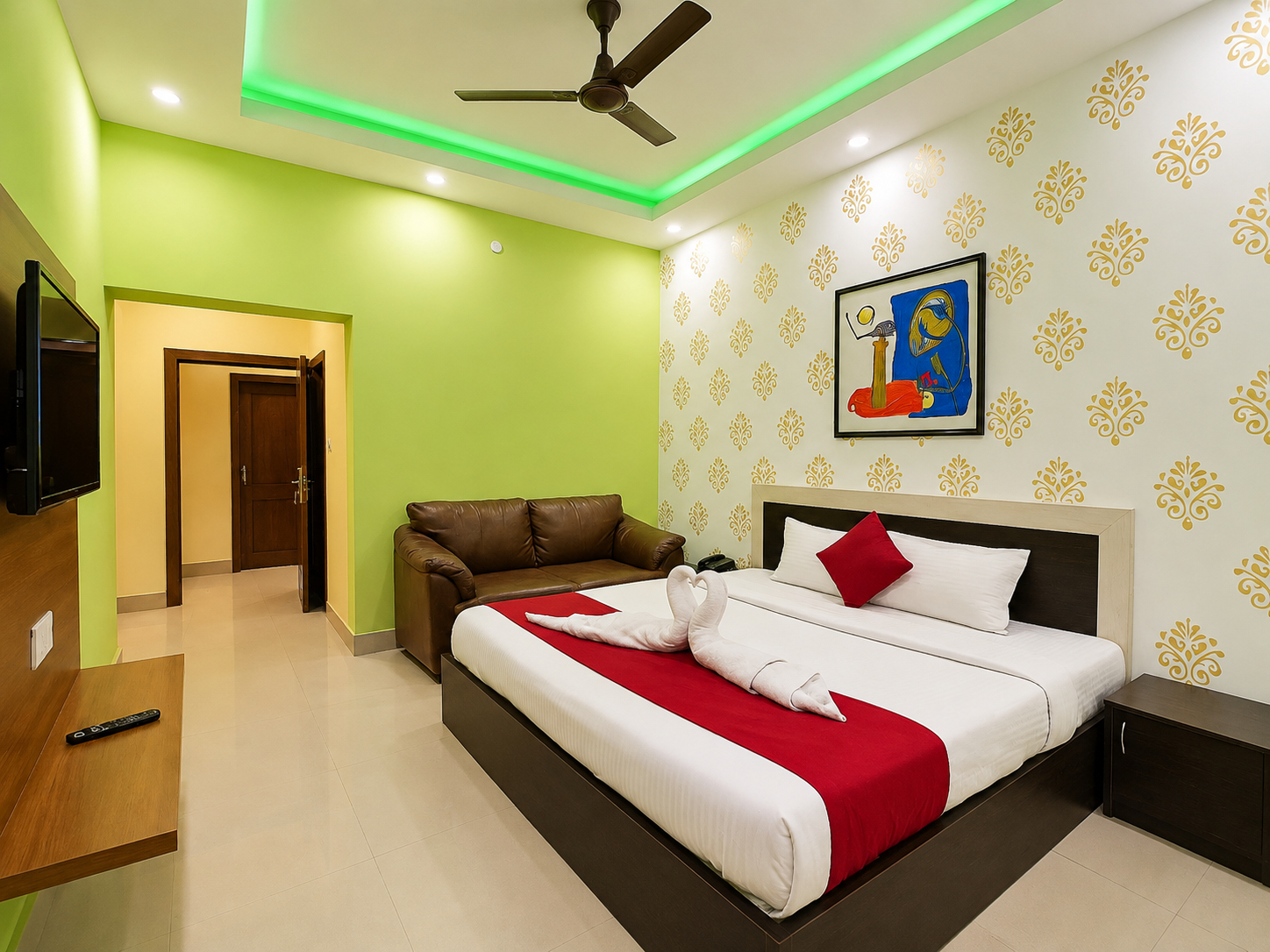 Bedroom 3, Goroomgo Hotel Padoshi Puri - Near Temple And Golden Sea beach , Puri