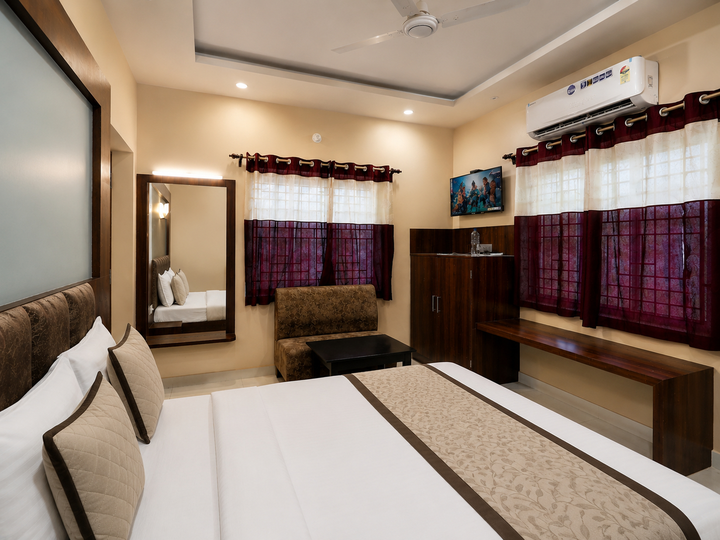 Bedroom 2, Goroomgo Ruby House Puri - Near Sea Beach , Puri