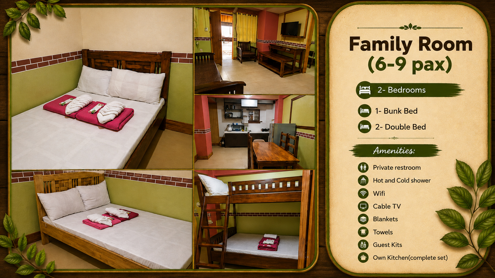 Bedroom 2, Baguio Tourist Cabin, Baguio City