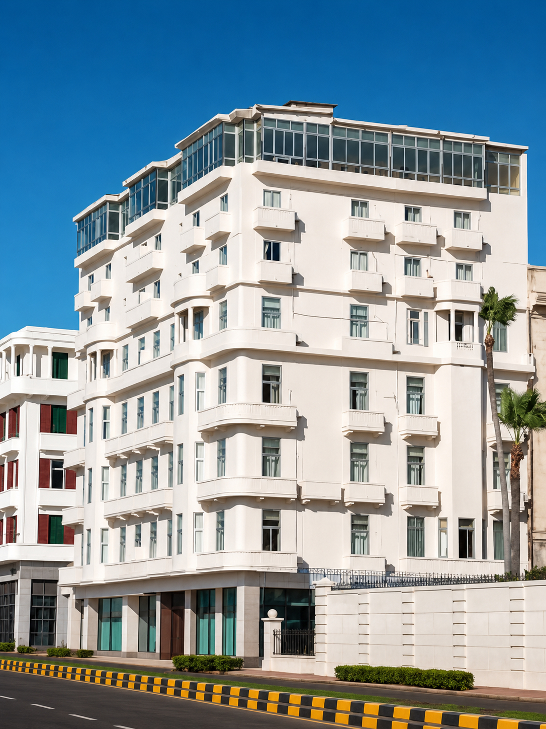 Exterior view, Semiramis Hotel, Alexandria