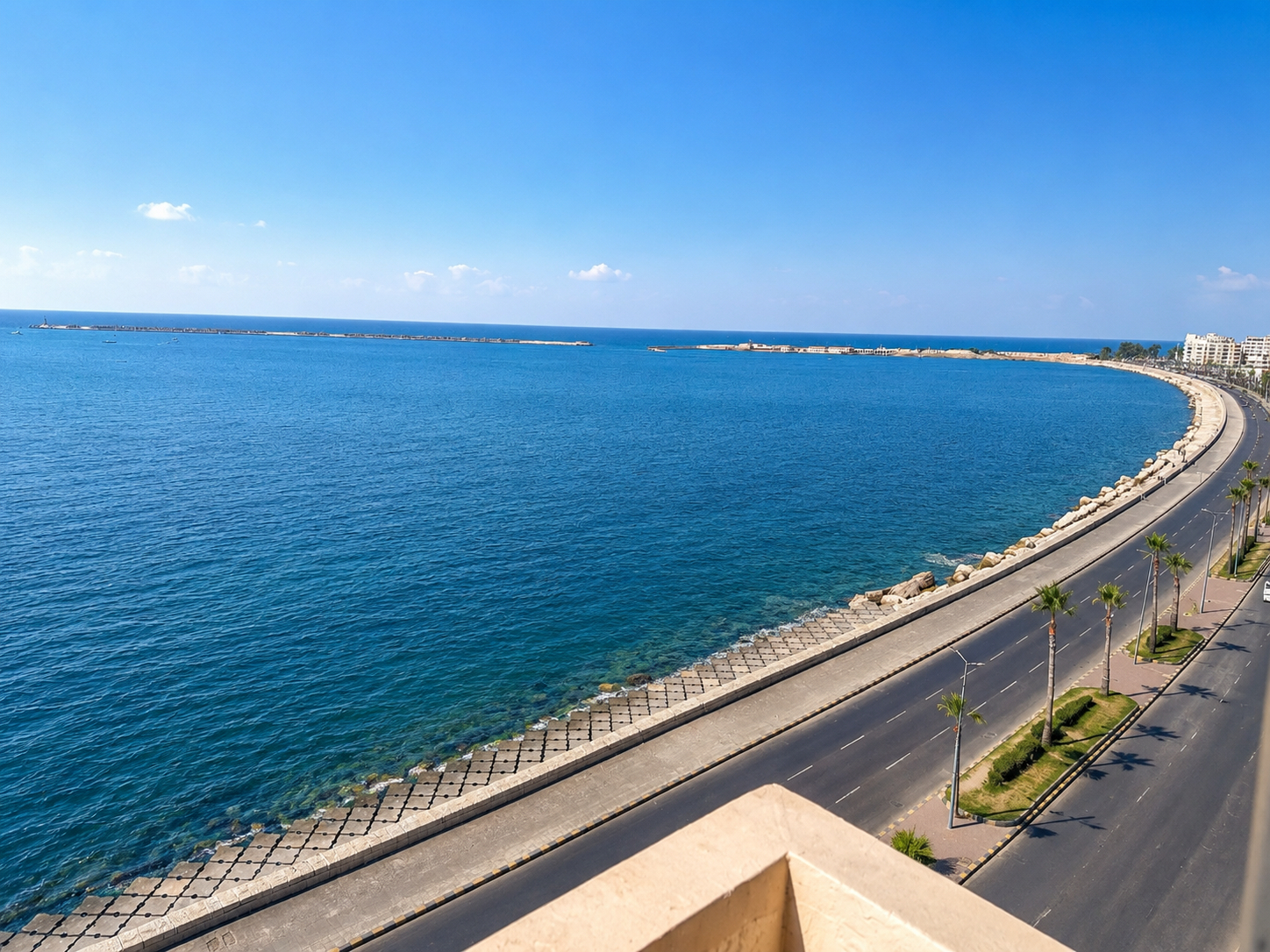 Beach, Semiramis Hotel, Alexandria