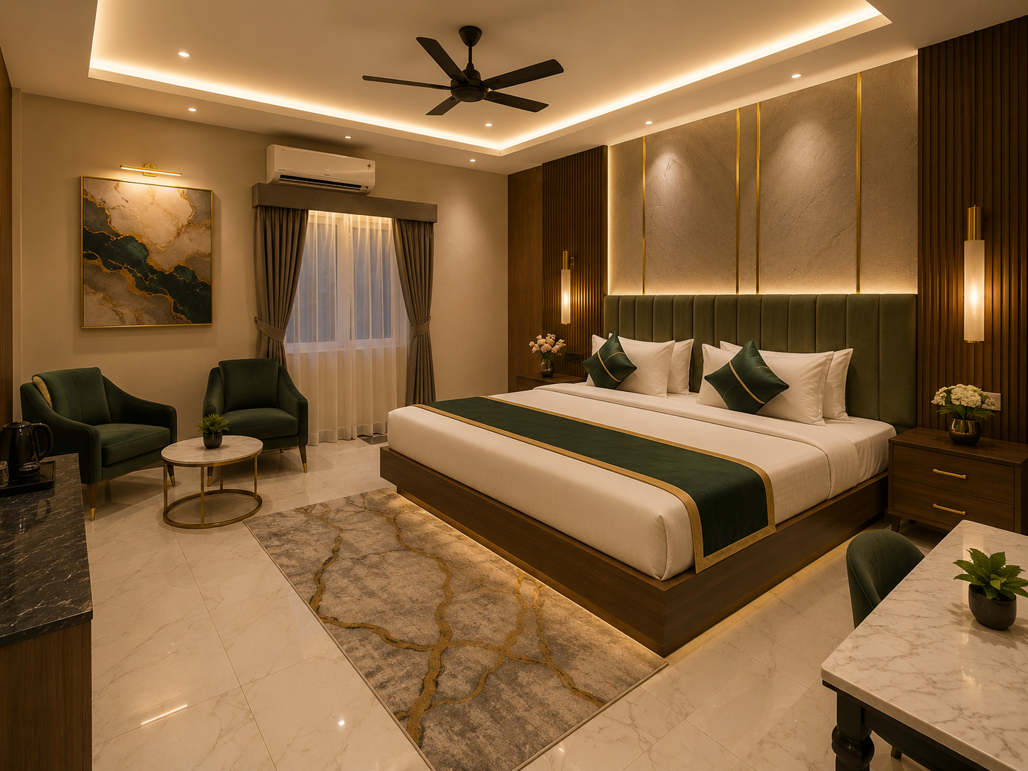 Bedroom 2, Hotel Nova Inn Near Delhi Airport, Delhi